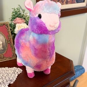 Plush Rainbow Llama Stuffed Animal